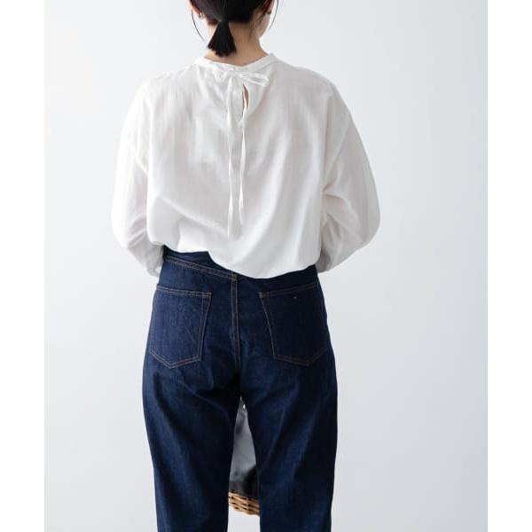 かぐれ コットンシルクバックリボンブラウス OFF