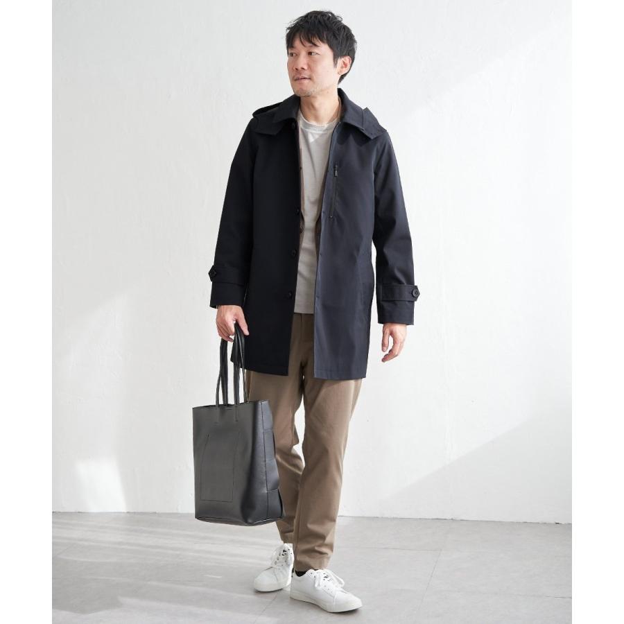雑誌MonoMax4月号掲載】撥水ピケフードステンカラーコート ✨美品✨