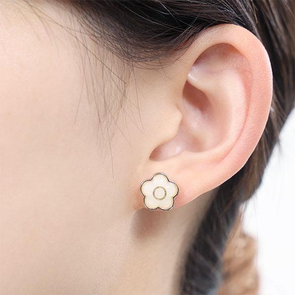 MARY QUANT（マリークヮント） マーブルキャンディデイジー ピアス 