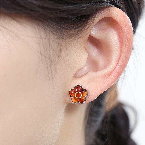 MARY QUANT（マリークヮント） マーブルキャンディデイジー ピアス