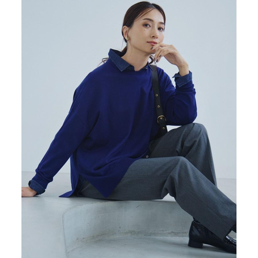 23区（ニジュウサンク） 【洗える】ライトダンガリー 2WAY シャツ