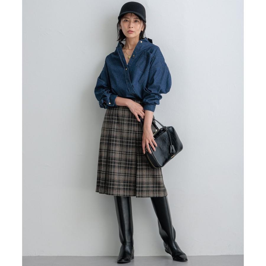 23区（ニジュウサンク） 【洗える】ライトダンガリー 2WAY シャツ