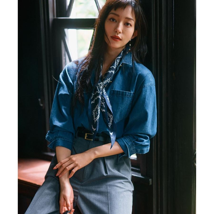 23区（ニジュウサンク） 【洗える】ライトダンガリー 2WAY シャツ