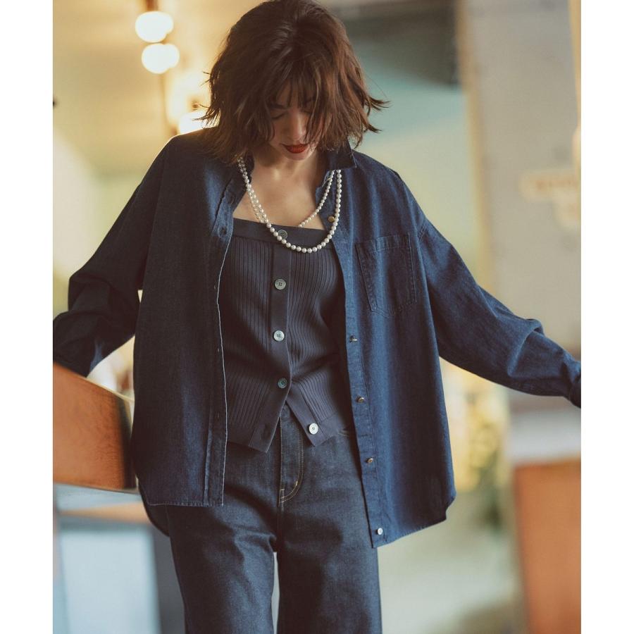 23区（ニジュウサンク） 【洗える】ライトダンガリー 2WAY シャツ