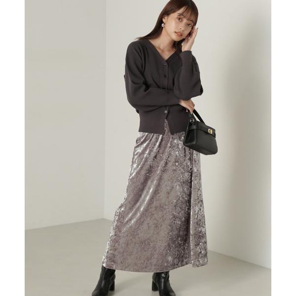 PROPORTION BODY DRESSING ベロアロングスカート 24AW : マルイ PROPORTION BODY DRESSING ベロアロングスカート 24AW : マルイ