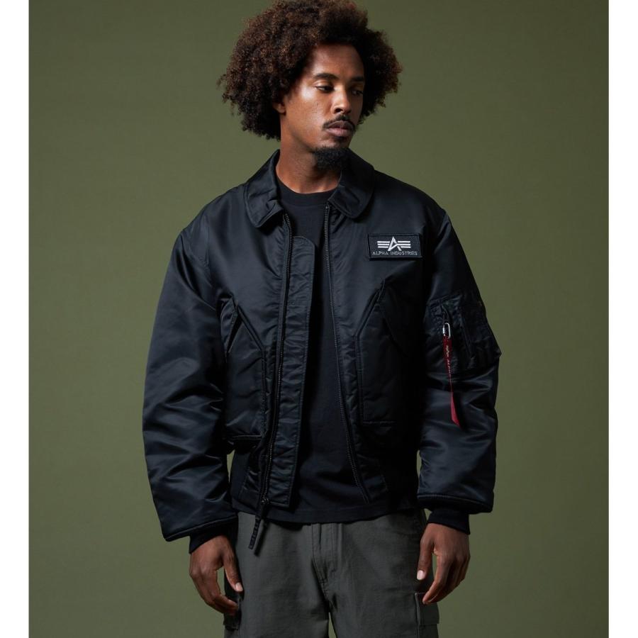 Alpha Industries CWU-45/P ナイロンジャケット バックエンブレム