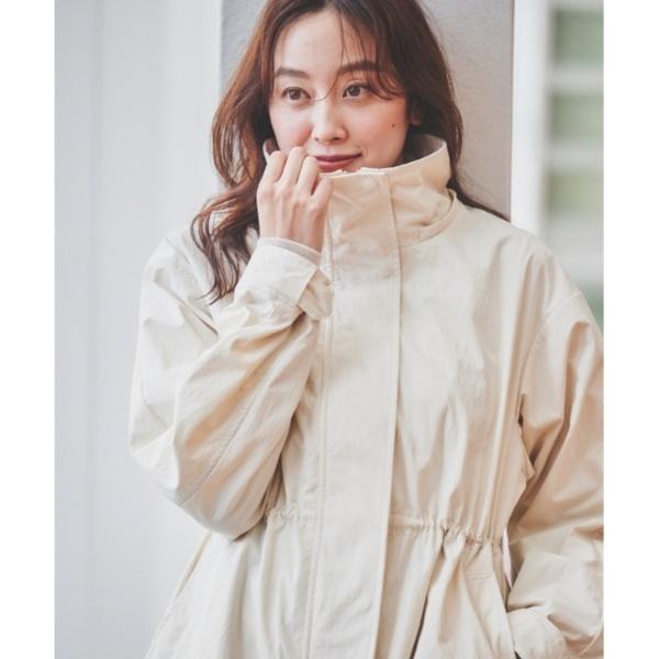 新品LOUNIEボアライナー付きフードコート❤︎ピンク38 UNTITLED 【フード取り外し可ロング丈】ボアライナー付きコート