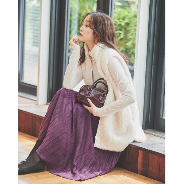 UNTITLED 【フード取り外し可ロング丈】ボアライナー付きコート