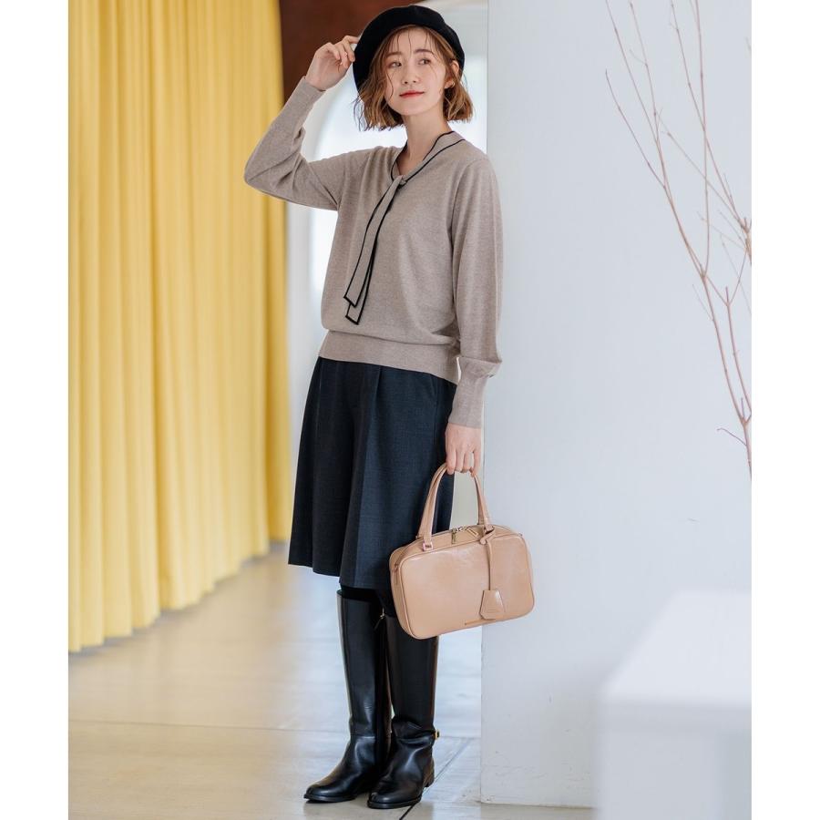 23区 【CLASSY.10月号掲載/洗える】TWマットクロス ハーフパンツ