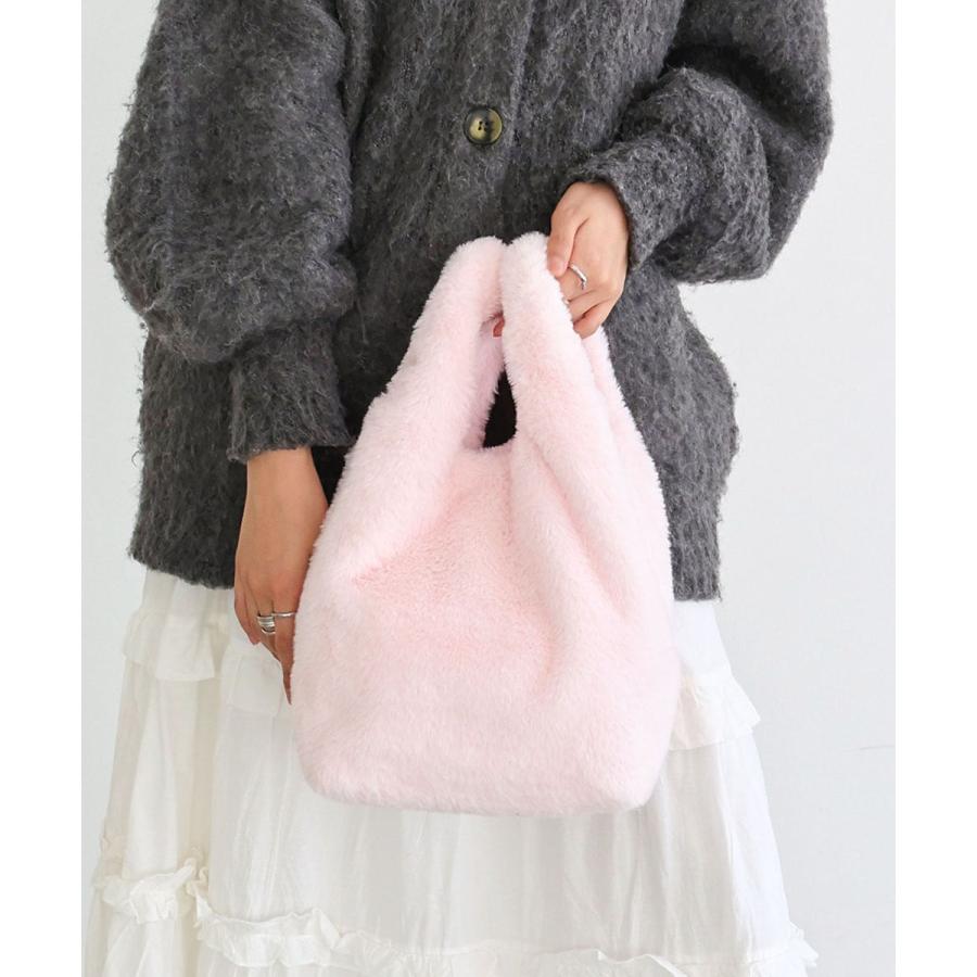 TSL 【デイリー/ミディアムサイズ/軽量】 フェイクファーショッパー