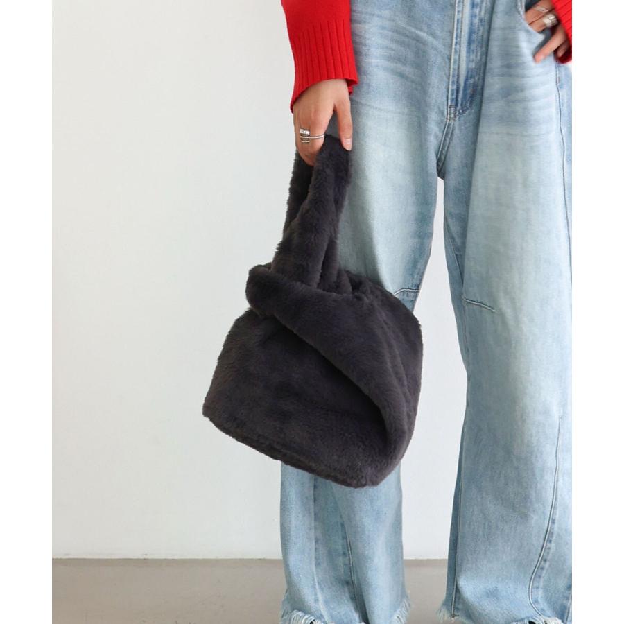 TSL 【デイリー/ミディアムサイズ/軽量】 フェイクファーショッパー