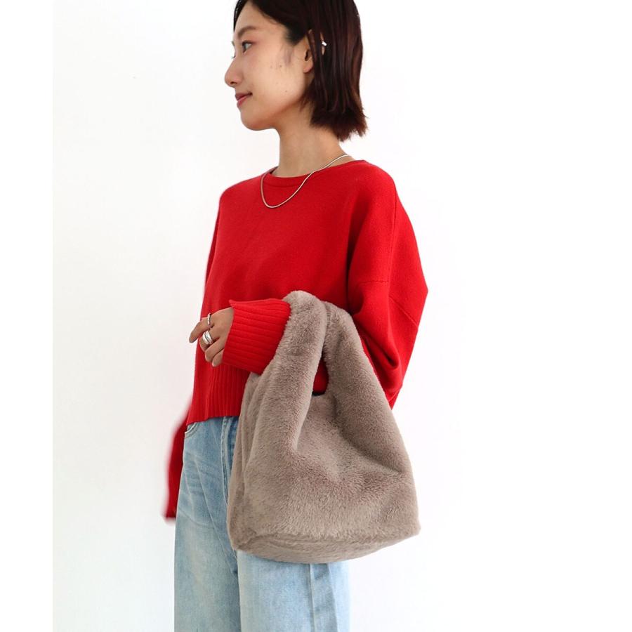 TSL 【デイリー/ミディアムサイズ/軽量】 フェイクファーショッパー