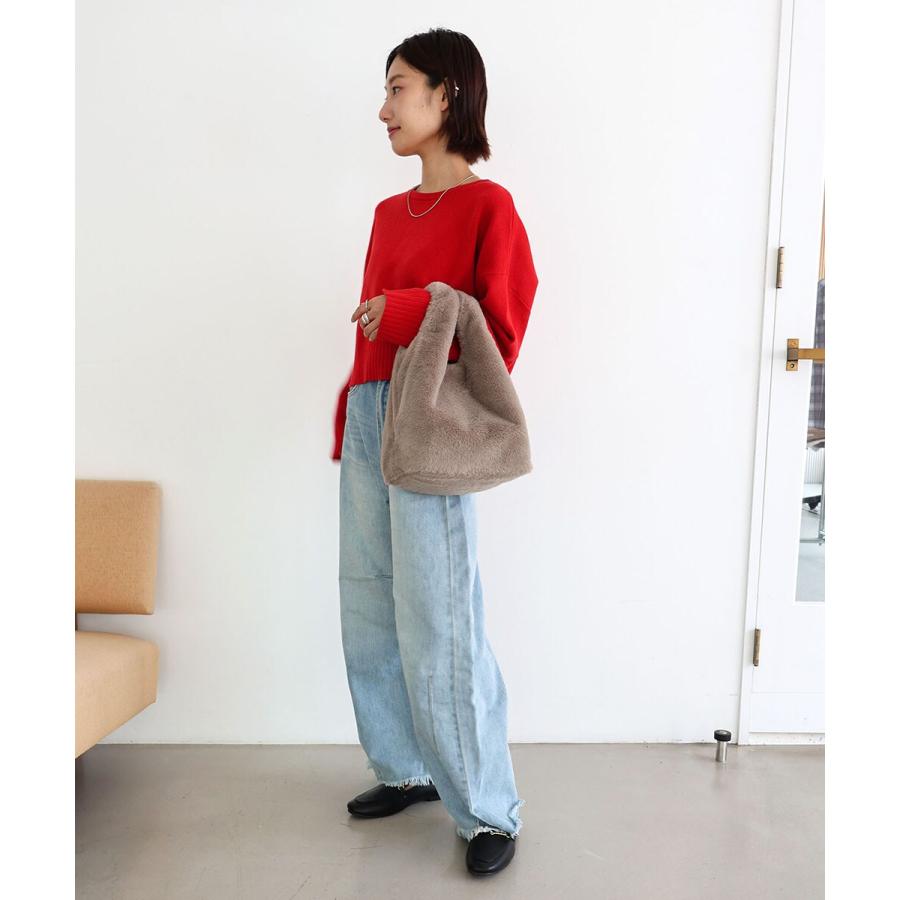 TSL 【デイリー/ミディアムサイズ/軽量】 フェイクファーショッパー