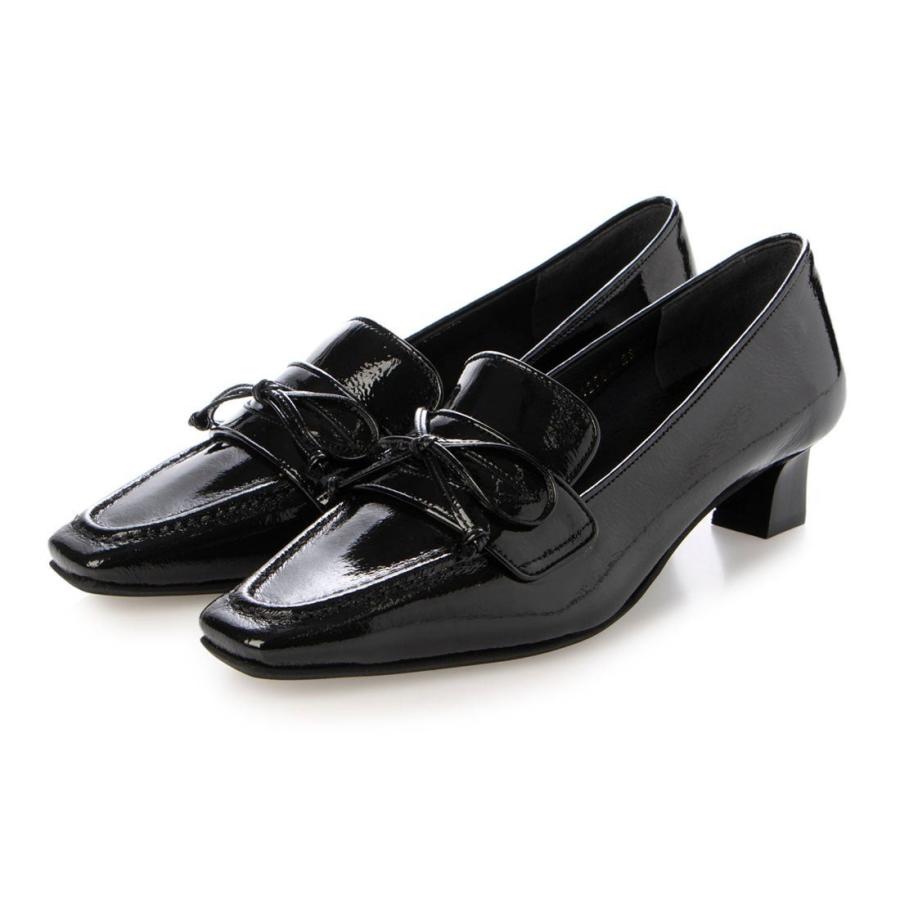 ワークス（works）/24秋冬新作4cm本革スクエアトウローファーパンプス WORKS（ワークス） 24秋冬新作4cm本革スクエアトウローファーパンプス