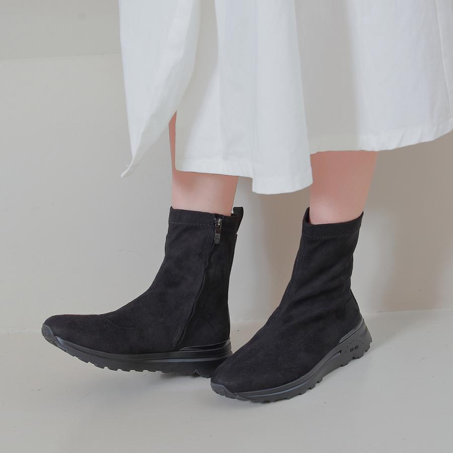 bussola ブソラ◇4.5cmヒール◇撥水スニーカーブーツ : マルイ(丸井