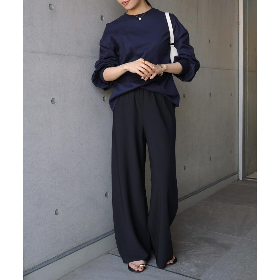 andme イージー ワイド パンツ evernavy エバーネイビー andme イージー ワイド パンツ evernavy エバーネイビー