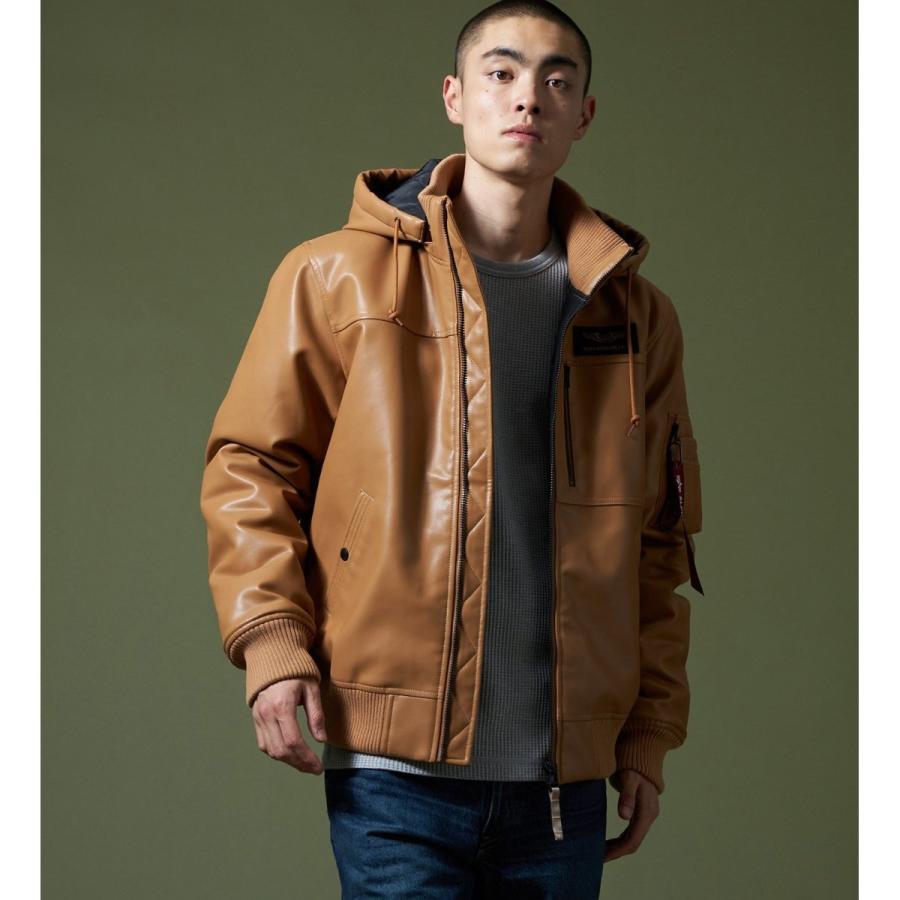 Alpha Industries（アルファ・インダストリーズ） フェイクレザー