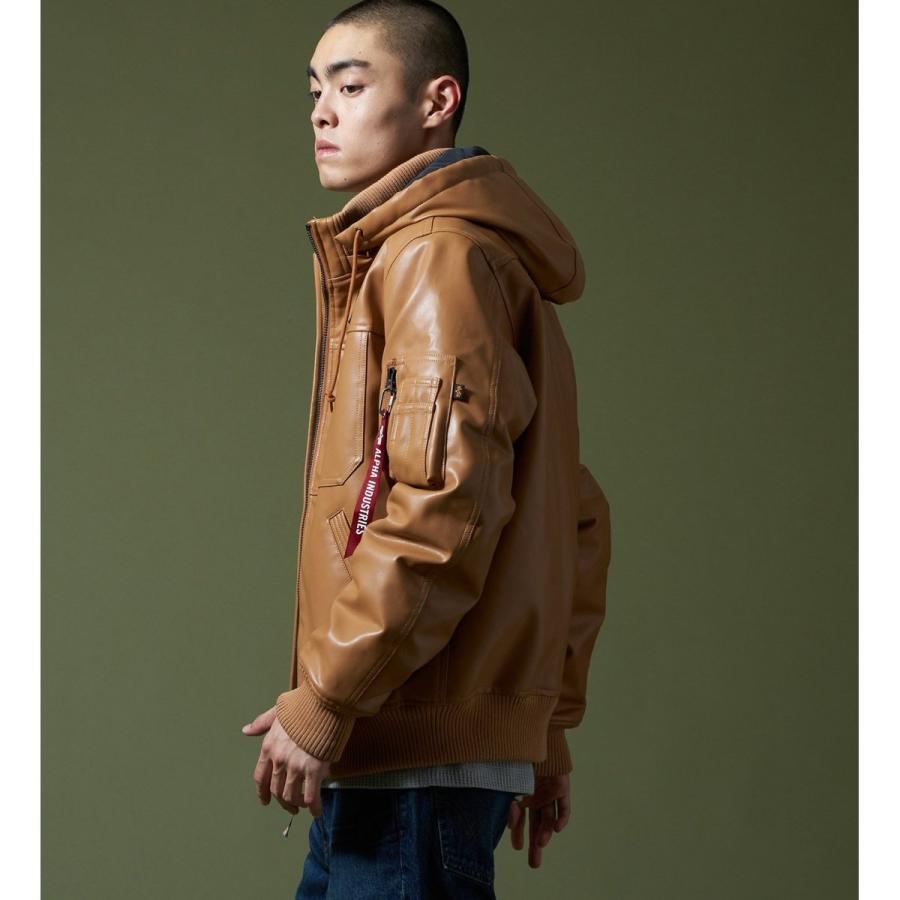 Alpha Industries（アルファ・インダストリーズ） フェイクレザー