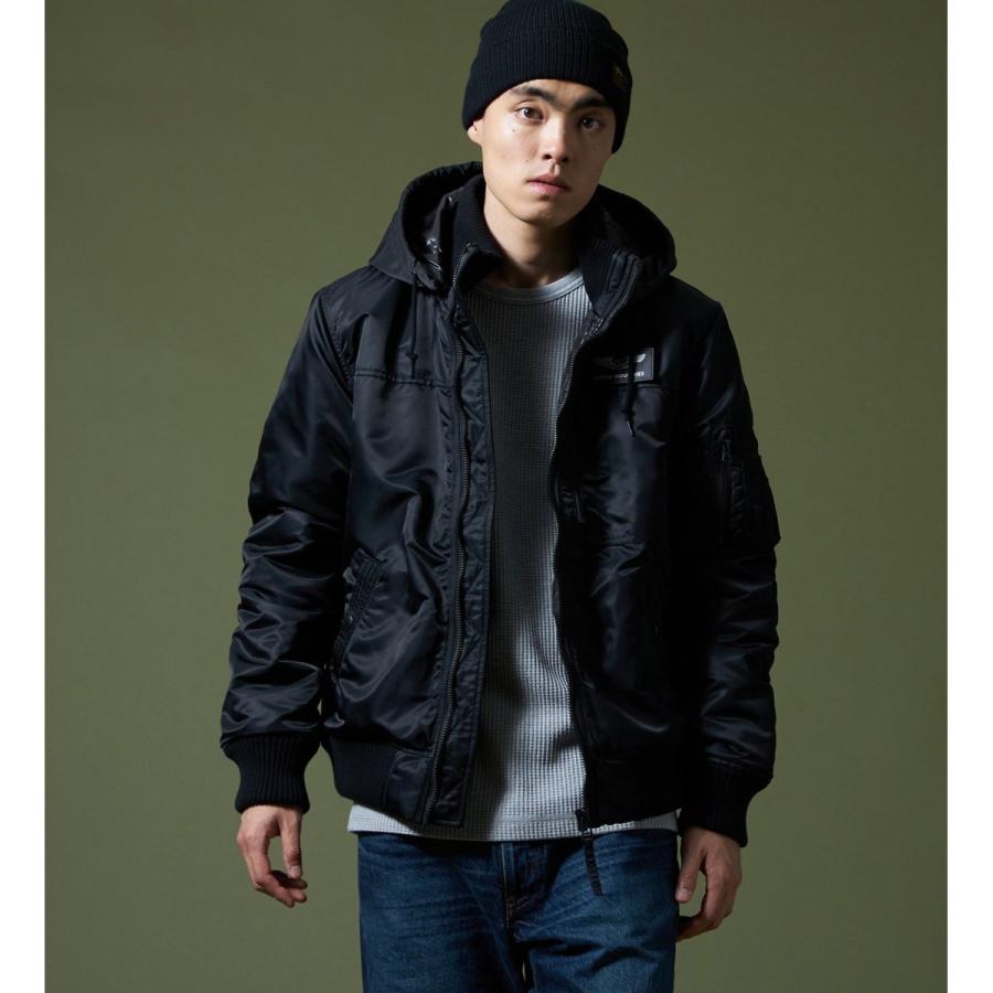 Alpha Industries フーデットリブジャケット : マルイ(丸井