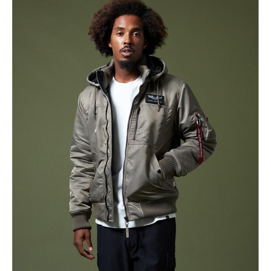Alpha Industries フーデットリブジャケット : マルイ(丸井