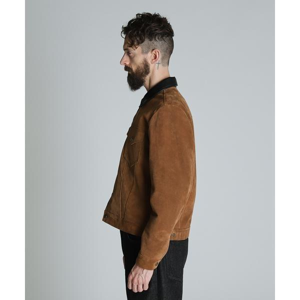 SUEDE SHORT HORN JACKET／スウェード ショートホーン ジャケット