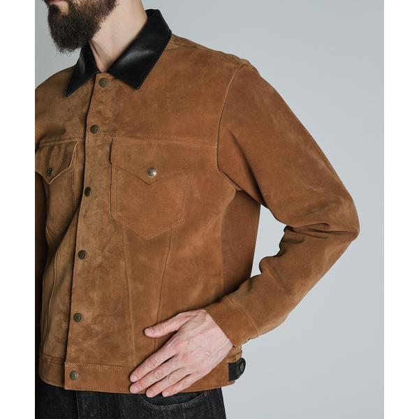 SUEDE SHORT HORN JACKET／スウェード ショートホーン ジャケット