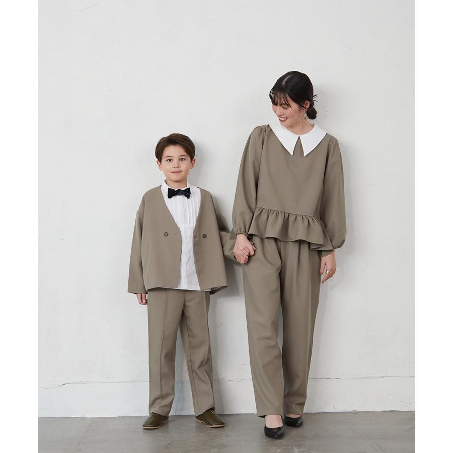 riziere（リジェール） ノーカラージャケットセットアップ（裏地