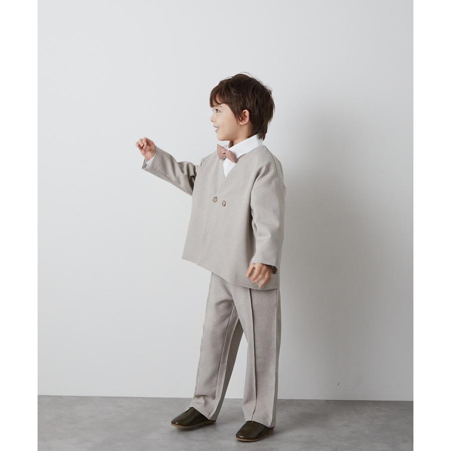 riziere（リジェール） ノーカラージャケットセットアップ（裏地