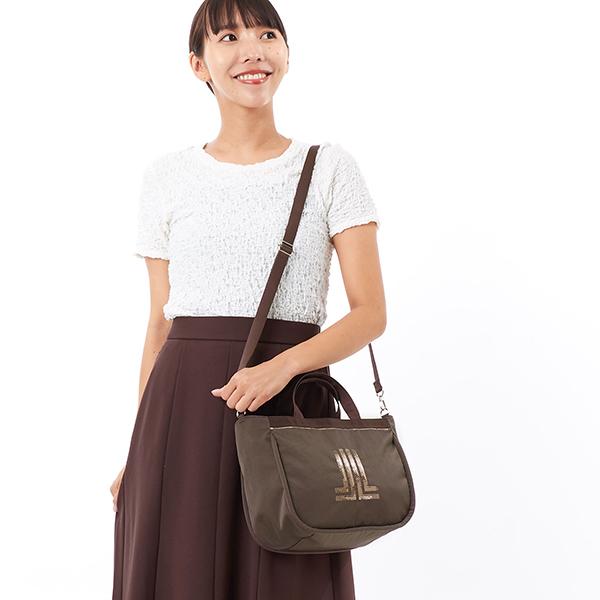 ランバンコレクション シルク混 スマート ジレ 新品同様 LANVIN COLLECTION 【ランバンコレクション】ルフレ 2WAYバッグ