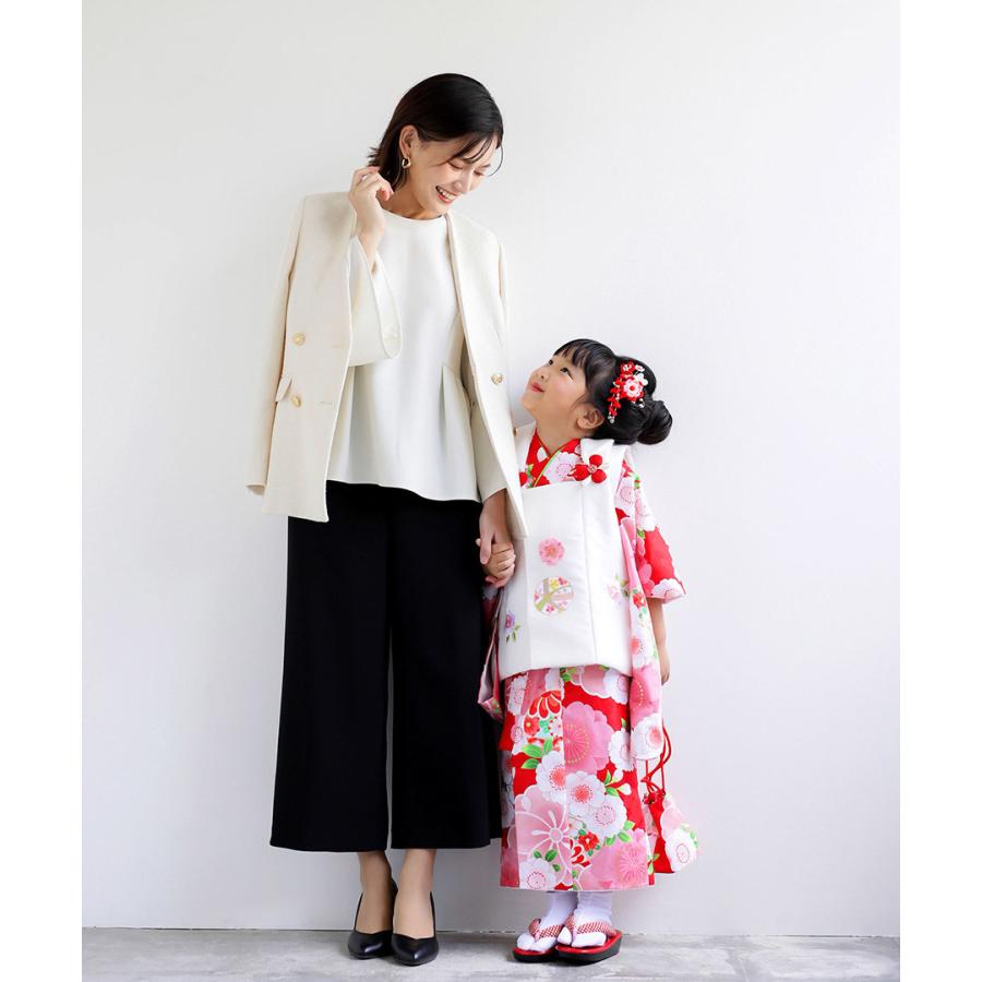 洗える＆防シワ！【WEB限定！WHITEJOOLA】金ボタンダブルツイード