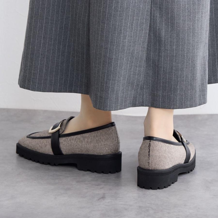 パンプス レディース 靴 サヴァサヴァ ブラック グレージュ 本革