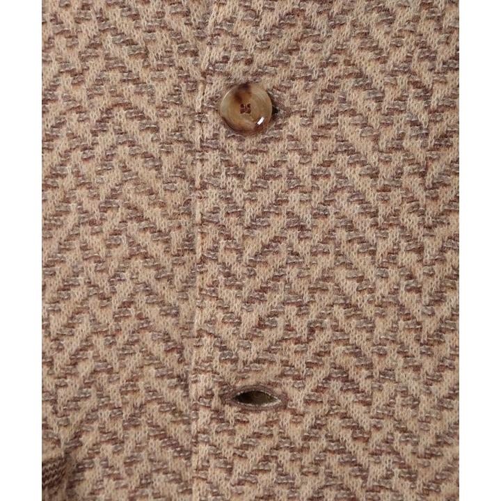 【LARDINI/ラルディーニ】アルパカウールヘリンボーンジャージジャケットの画像