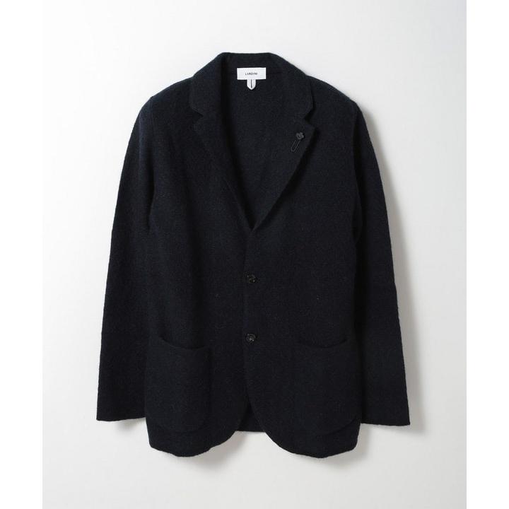 【LARDINI/ラルディーニ】アルパカウールヘリンボーンジャージジャケットの画像