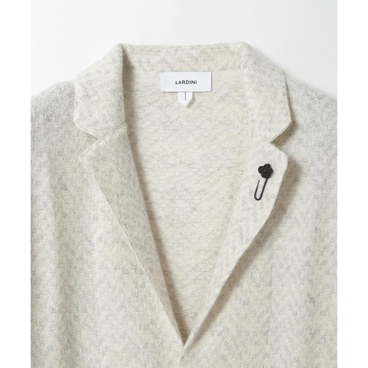 【LARDINI/ラルディーニ】アルパカウールヘリンボーンジャージジャケットの画像