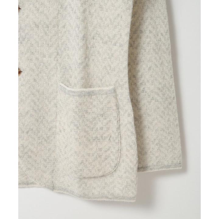 【LARDINI/ラルディーニ】アルパカウールヘリンボーンジャージジャケットの画像