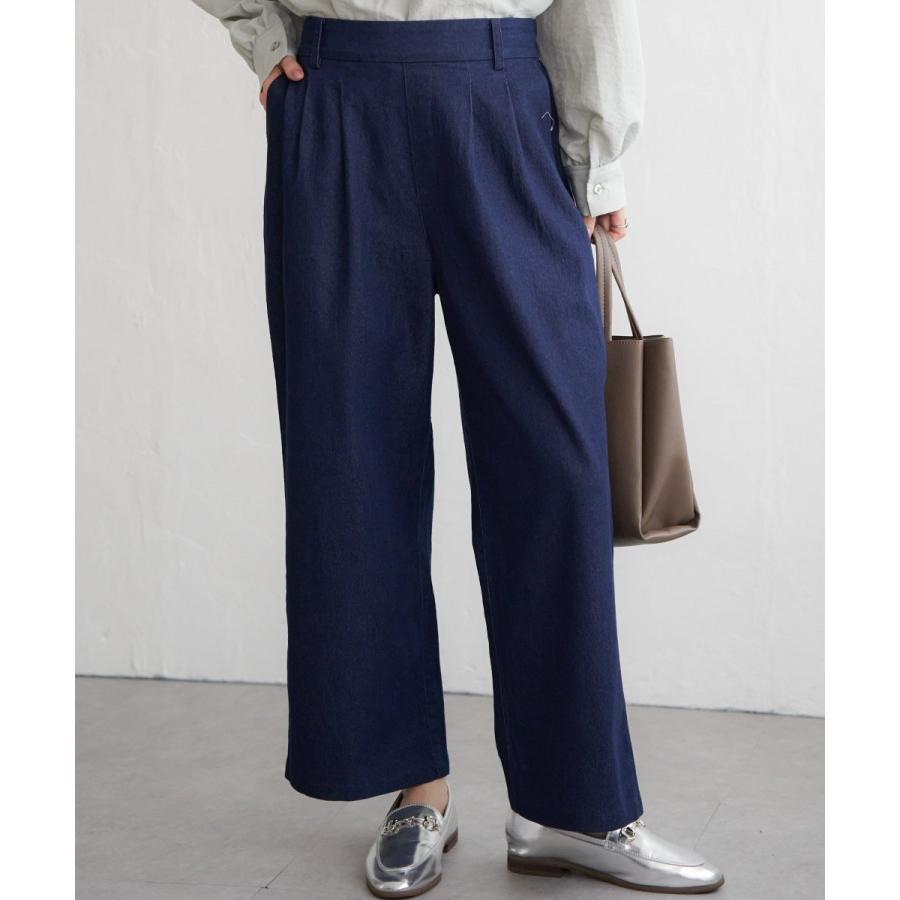 ikka フロントタックワイドパンツ : マルイ(丸井)Yahoo!店