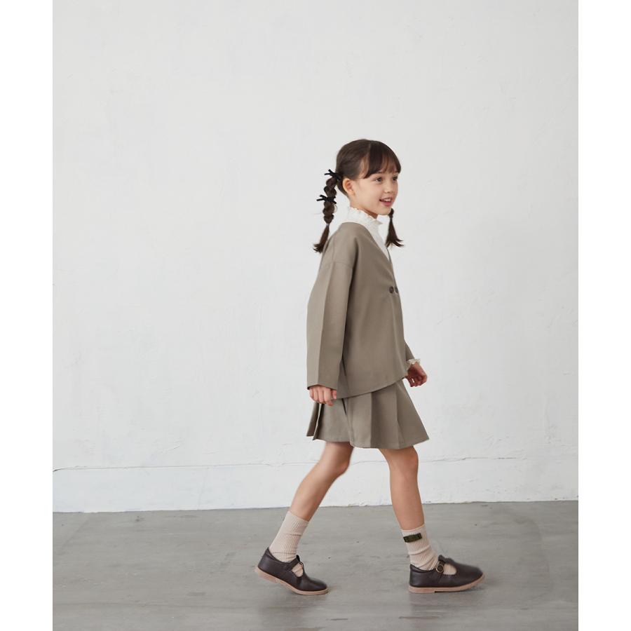 riziere（リジェール） ノーカラージャケットプリーツスカート
