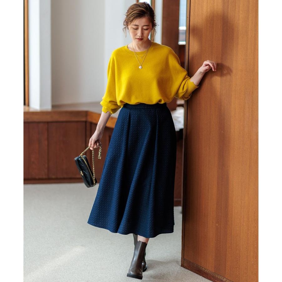 23区 【洗える】プレザンスジャカード タックスカート : マルイ