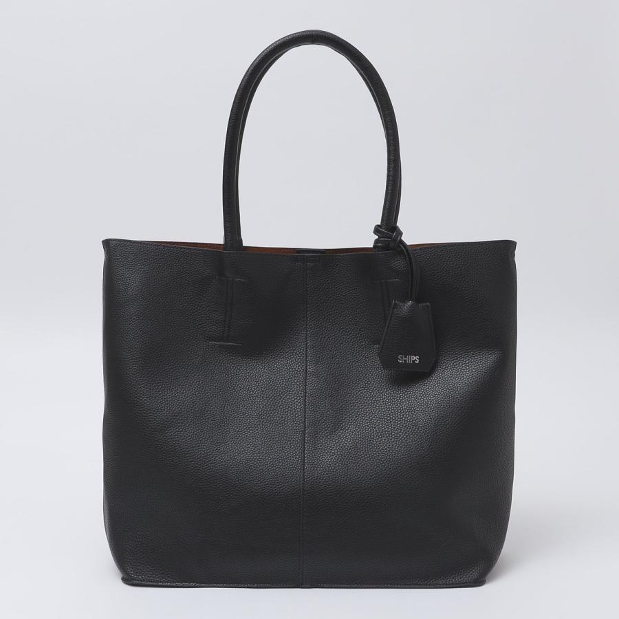 SHIPS（シップス） 【WEB限定】SHIPS: 合成皮革 ビズ トート バッグ