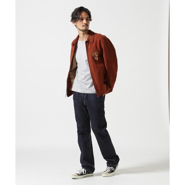 AVIREX AGED SUEDE SOUVENIR JACKET ／ エイジド スウェード