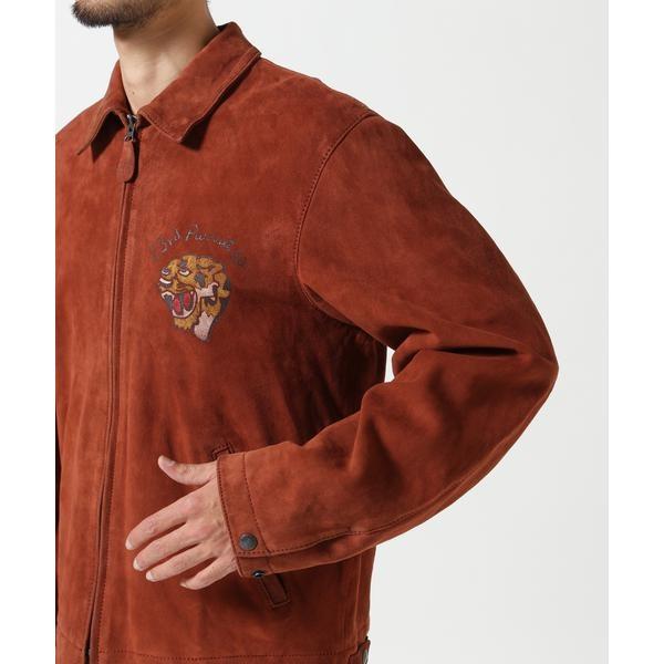 AGED SUEDE SOUVENIR JACKET ／ エイジド スウェード スーベニアジャケットの画像