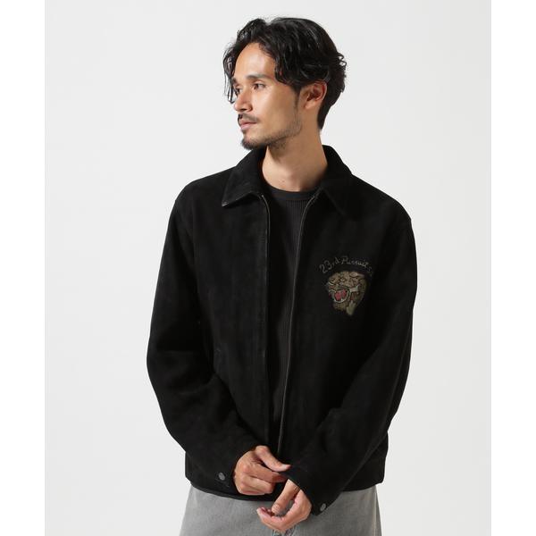 美品 AVIREXスウェードレザーJKT AGED SUEDE SOUVENIR JACKET / エイジド スウェード スーベニア
