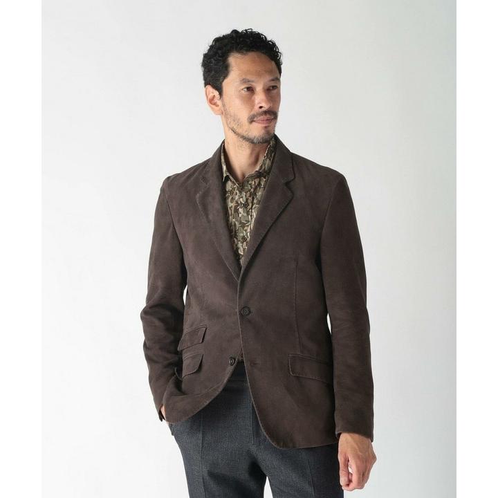 【極美品】MEN'S BIGI 高級シープスキン　テーラードジャケット　羊革 MEN'S BIGI（メンズビギ） シープレザーテーラードジャケット : マルイ