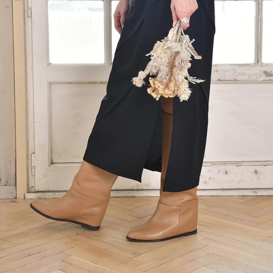 ALPHA CUBIC（アルファ キュービック） 【本革】インヒール ワイド