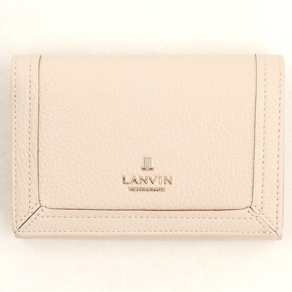 ランバンコレクション　レジェ パース　二つ折り財布　アイボリー LANVIN COLLECTION 【ランバンコレクション】レジェパース 二つ折り