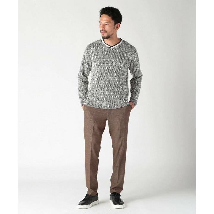 メンズビギ（MEN’S BIGI）/【ACTIVE TAILOR】ソフトサーモ混ツイードツイルパンツ MEN'S BIGI（メンズビギ） 【ACTIVE TAILOR】ソフトサーモ混ツイード