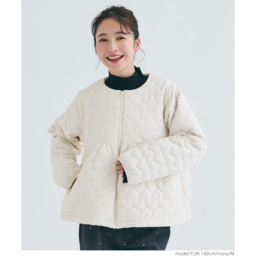 coca（コカ） 【撥水】ハートキルティング ジャケット 全2色 : マルイ