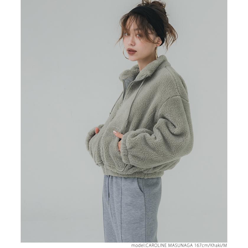 coca（コカ） ボア ジップアップ ブルゾン 全3色 : マルイ(丸井)Yahoo