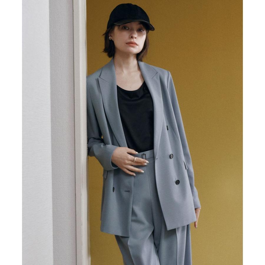 ICB（アイシービー） ウール2WAYストレッチ ダブルブレストジャケット