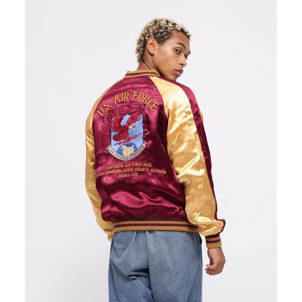 AVIREX（アヴィレックス） VELVETEEN SKA JACKET WHITE TIGER／ヴェル